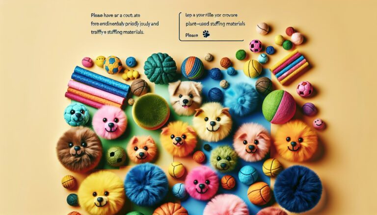 Kapok Stuffed Pet Toys Planet Friendly Plant Based Filling
